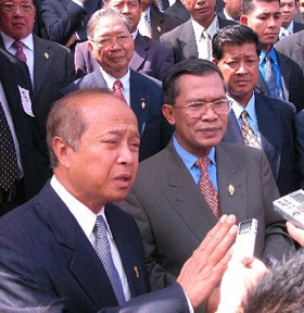 Ranariddh as good as Hun Sen