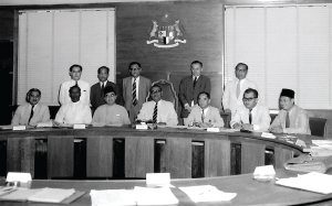 Tunku A Rahman and his early team