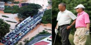 Floods, Obama and Najb